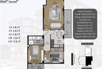 Tekirdağ Ergene'de Lüks 2+1 Satılık Daire - 1 - 37481