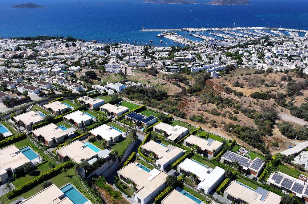 Turgutreis 1000M2 Arsa Üzerinde Full Deniz Manzaralı Flat Villa
