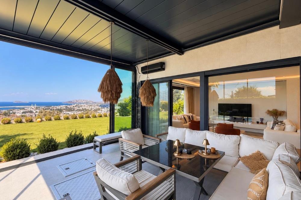 Turgutreis 1000M2 Arsa Üzerinde Full Deniz Manzaralı Flat Villa