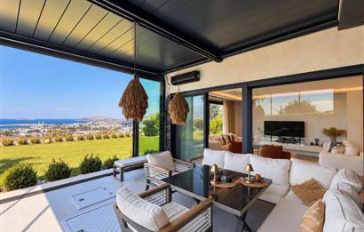 Turgutreis 1000M2 Arsa Üzerinde Full Deniz Manzaralı Flat Villa