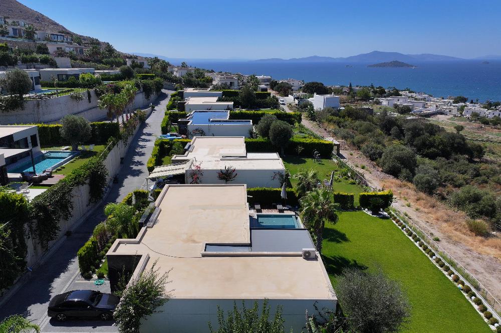 Turgutreis 1000M2 Arsa Üzerinde Full Deniz Manzaralı Flat Villa