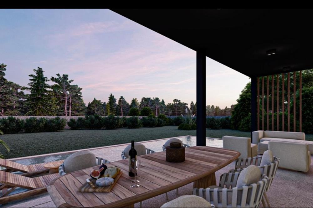 900 M2 Arsa Üzerinde Tek Katlı Taş Villa