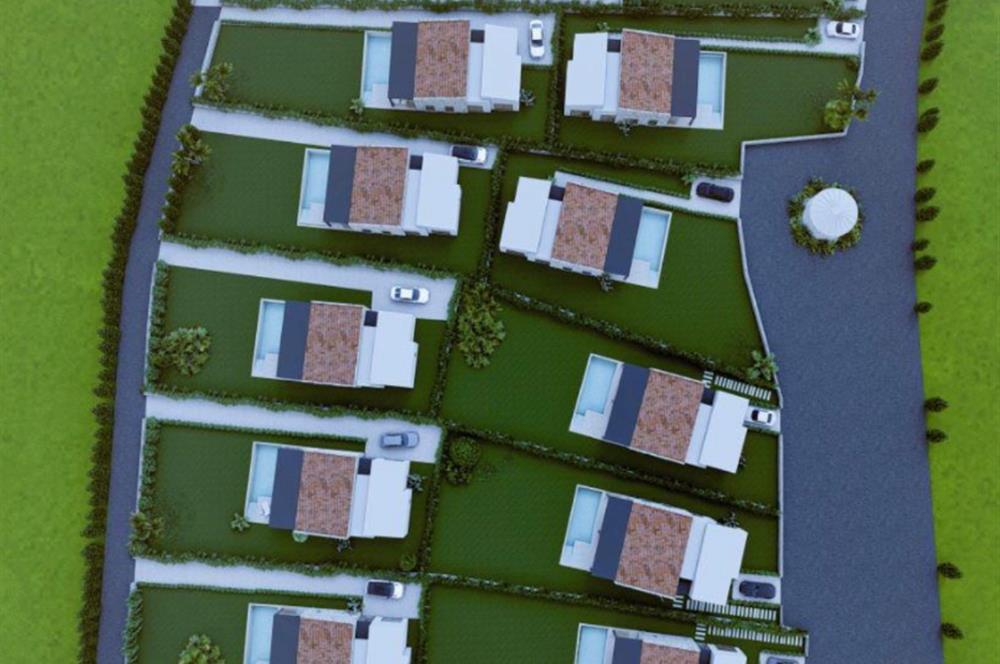900 M2 Arsa Üzerinde Tek Katlı Taş Villa