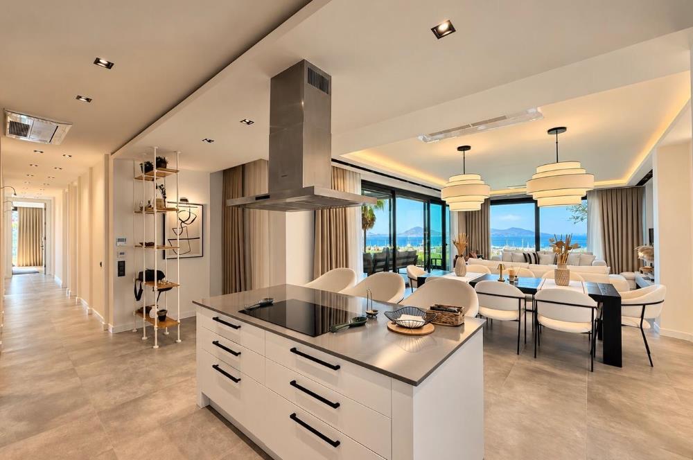Turgutreis 1000M2 Arsa Üzerinde Full Deniz Manzaralı Flat Villa