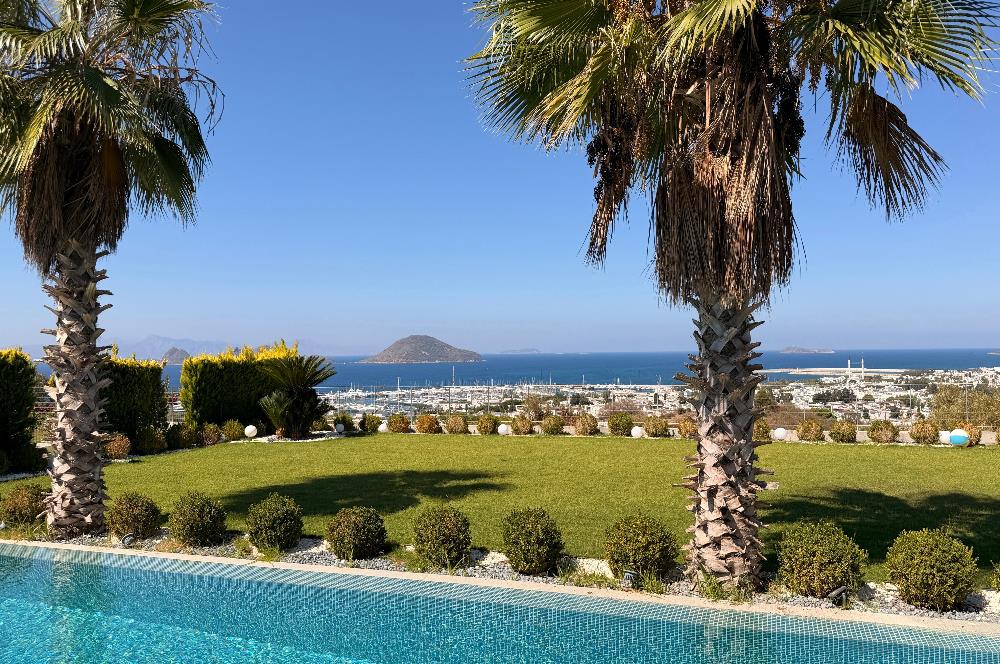 Turgutreis 1000M2 Arsa Üzerinde Full Deniz Manzaralı Flat Villa