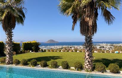 Turgutreis 1000M2 Arsa Üzerinde Full Deniz Manzaralı Flat Villa