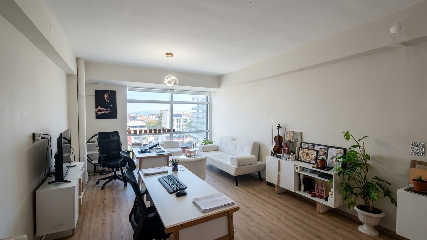 Anıthan 3.Katta Köşe Konumlu, Cadde Cepheli 40 m² Prestijli Ofis