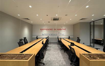 42 Maslak Kiralık 650m2 Şık Dekorasyonlu Mobilyalı KDV'li Ofis