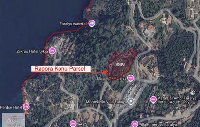 FETHİYE FARALYA’DA DENİZE YAKIN, TURİZM BÖLGESİNDE YATIRIMLIK ARSA