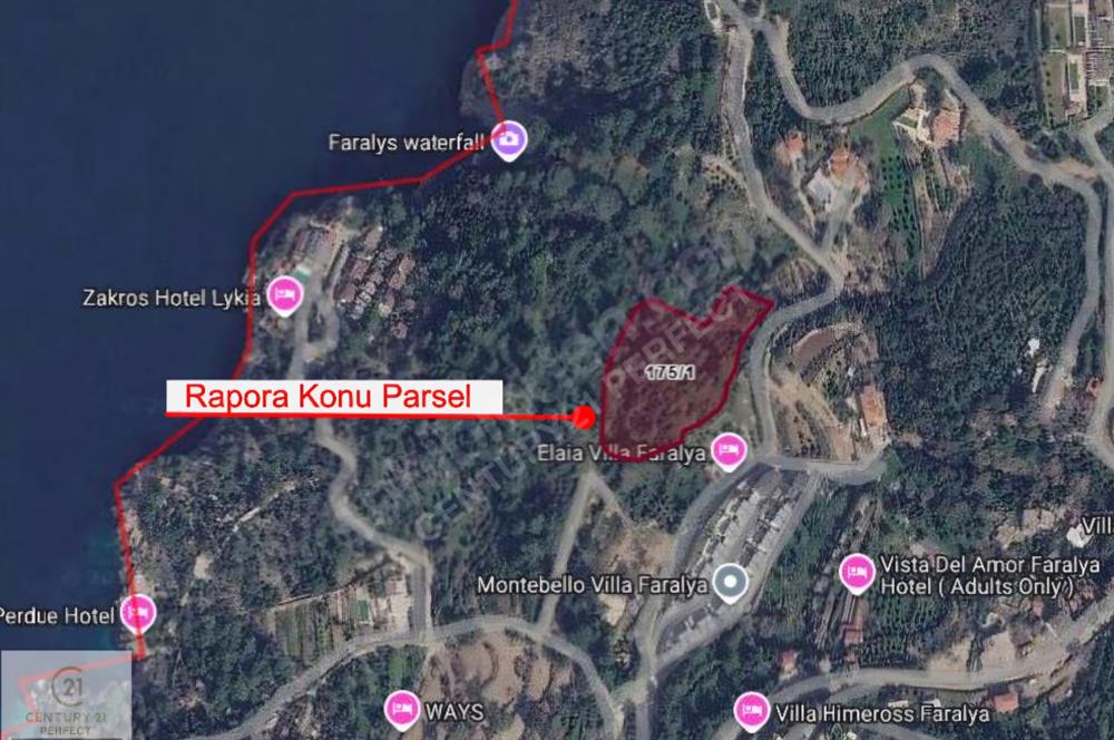 FETHİYE FARALYA’DA DENİZE YAKIN, TURİZM BÖLGESİNDE YATIRIMLIK ARSA