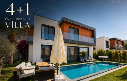 Gümüşlük Koyunbaba'da Özel Havuzlu 4+1 Lüks Villa