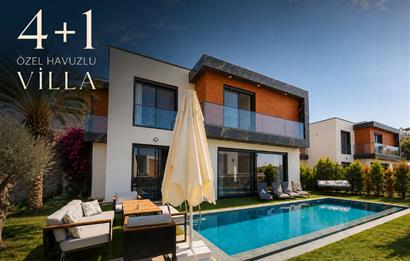 Gümüşlük Koyunbaba'da Özel Havuzlu 4+1 Lüks Villa