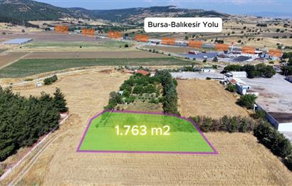 YENİMAHALLE'DE KÖŞE 1763 m2 TİCARET+KONUT E:1.60 SATILIK ARSA
