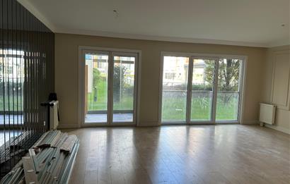 Tema İstanbul'da havuza cephe bahçe katı 4+1 kiralık daire