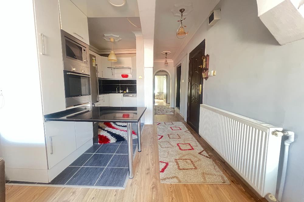 ATALAR CADDESİ ÜZERİ MERKEZİ KONUM FULL EŞYALI 3+1 SATILK DAİRE