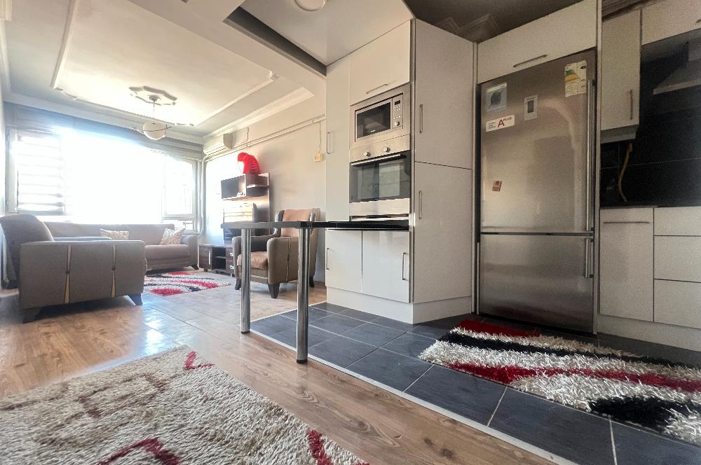 ATALAR CADDESİ ÜZERİ MERKEZİ KONUM FULL EŞYALI 3+1 SATILK DAİRE