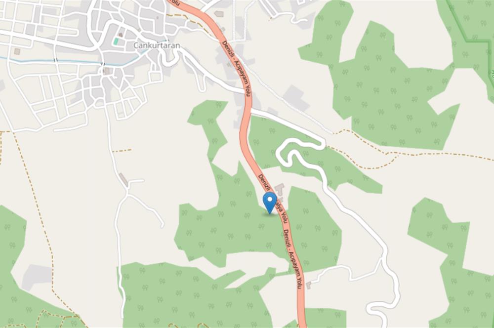 DENİZLİ, CANKURTARAN MAH. SATILIK YOL KENARI 2.385 M2 TARLA