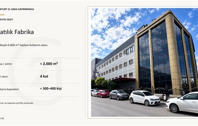OSTİM OSBde Satılık Fabrika 6.000m2 Kapalı alan Faliyete Hazır