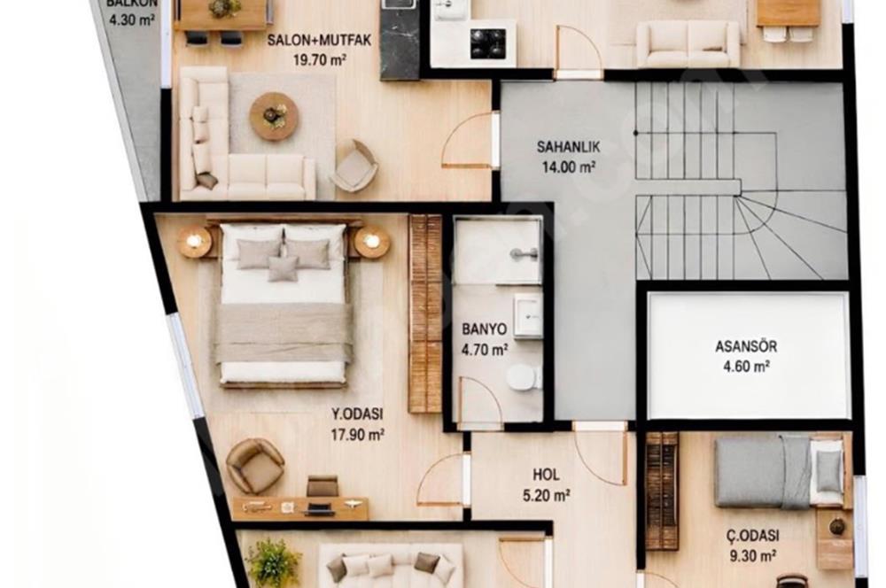 VİCDANİYE MAH. ARAKAT SATILIK 2+1 DAİRE