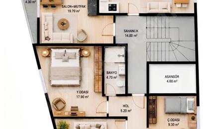 VİCDANİYE MAH. ARAKAT SATILIK 2+1 DAİRE