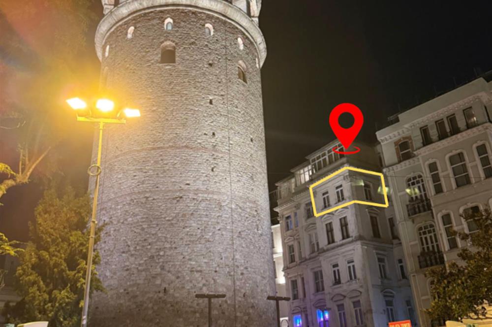 Galata Kulesine Komşu 2+1 Deniz Manzaralı Daire Satılık Daire
