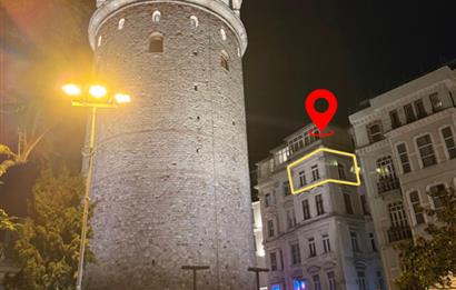 Galata Kulesine Komşu 2+1 Deniz Manzaralı Daire Satılık Daire