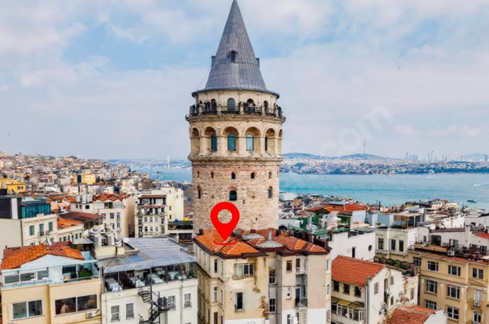 Galata Kulesine Komşu 2+1 Deniz Manzaralı Daire Satılık Daire