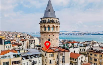 Galata Kulesine Komşu 2+1 Deniz Manzaralı Daire Satılık Daire