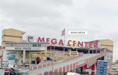 BANKADAN BAYRAMPAŞA MEGA CENTER' DA SATILIK DÜKKAN