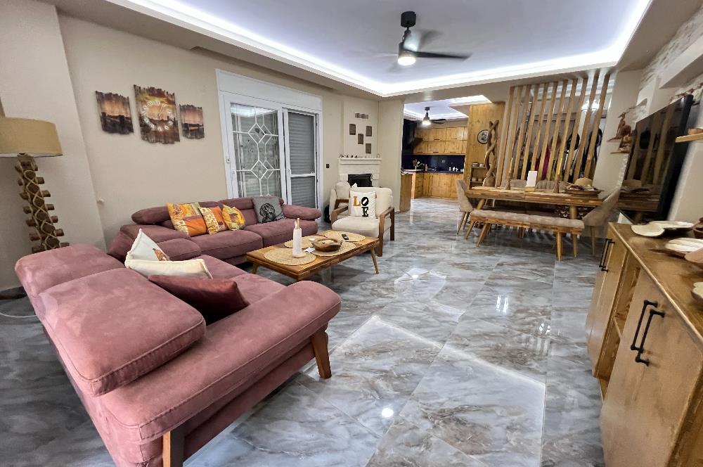 DİDİM AKBÜK MERKEZDE DENİZE 300 M HAVUZLU BAHÇELİ 4+1 VİLLA