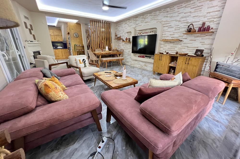 DİDİM AKBÜK MERKEZDE DENİZE 300 M HAVUZLU BAHÇELİ 4+1 VİLLA