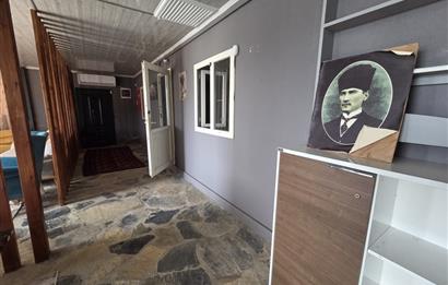 Mumcular Gökyer yıllık  kiralık 1698 m2 tarla ve icerisinde 1+1 esyalı müstakil ev
