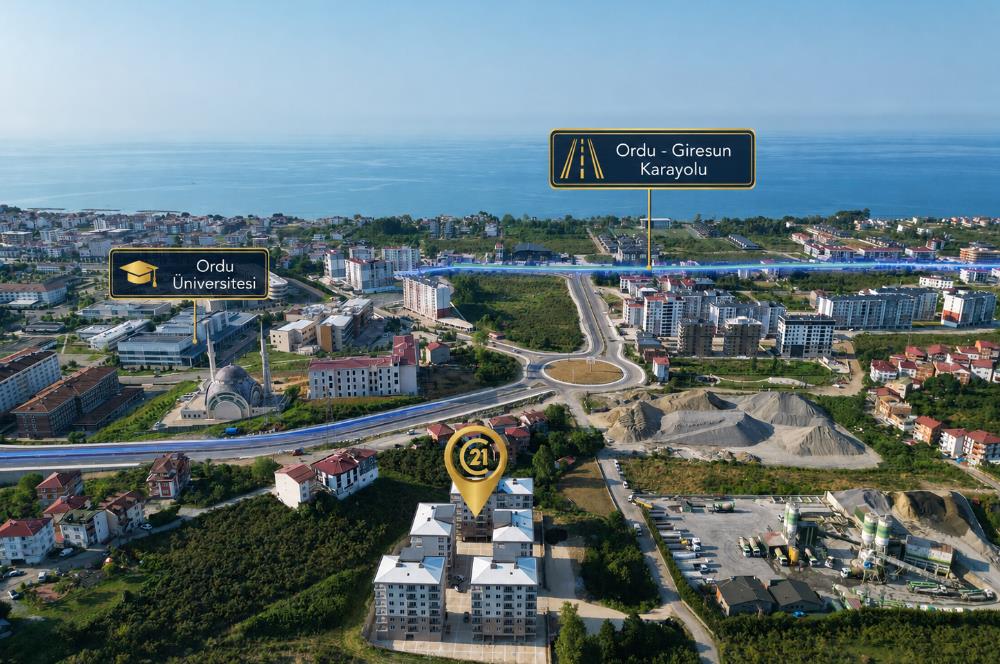 CENTURY 21’DEN CUMHURİYET MAH. 1+1 SATILIK SIFIR DAİRE!