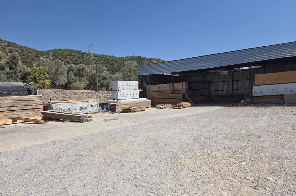 Bodrum-Yalıkavak yolu üzeri ticari kiralık arsa ve depo
