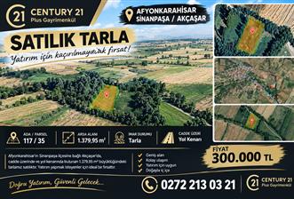 CENTURY 21 PLUS'DAN SATILIK ARAZİ YOL KENARI - 11 - 37792