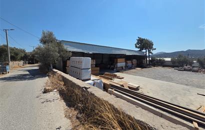 Bodrum-Yalıkavak yolu üzeri ticari kiralık arsa ve depo