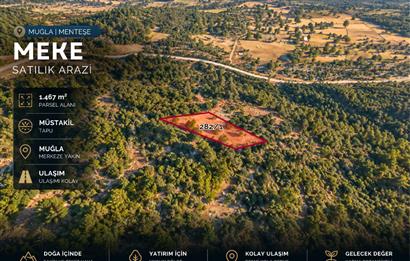 Muğla Menteşe Meke'de 1.467m² Satılık Arazi