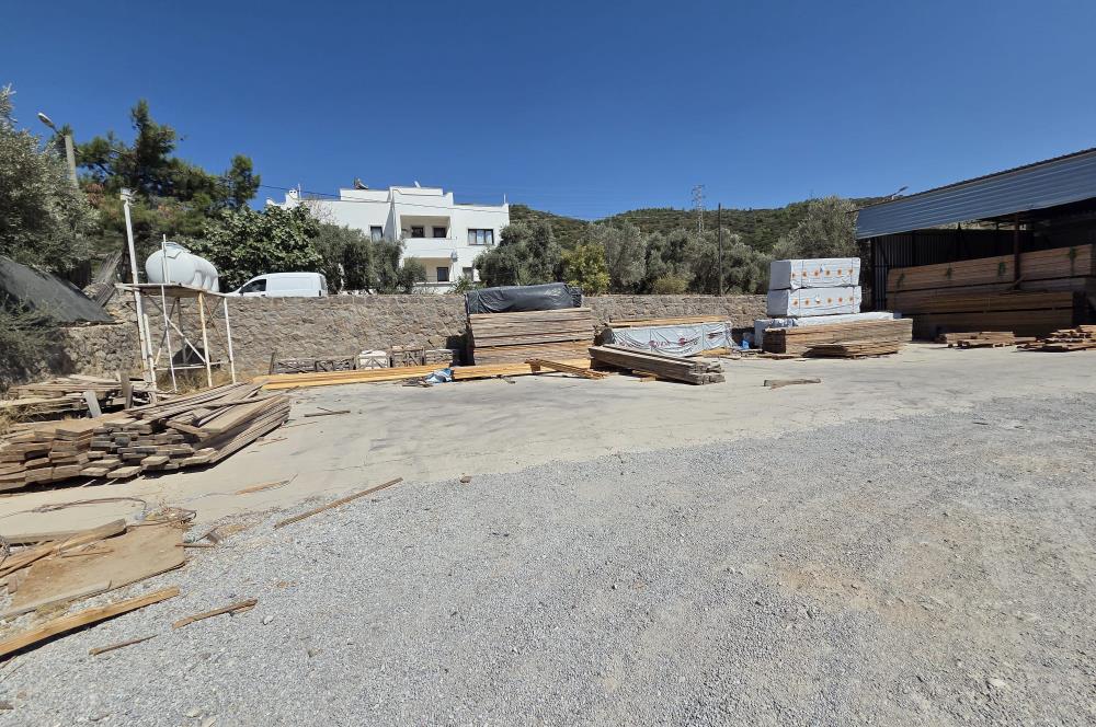 Bodrum-Yalıkavak yolu üzeri ticari kiralık arsa ve depo