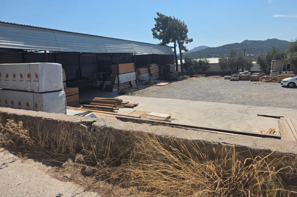 Bodrum-Yalıkavak yolu üzeri ticari kiralık arsa ve depo