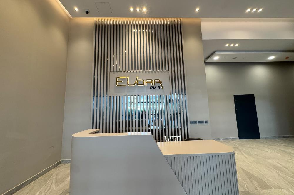 Alsancak Evora'da Deniz Manzaralı Sıfır 2+1 Kiralık Daire