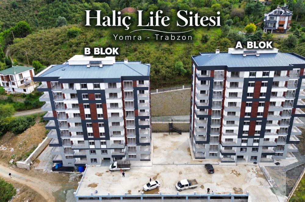 C21 UZMAN'dan YOMRA SİTE İÇİNDE DENİZ MANZARALI 1+1