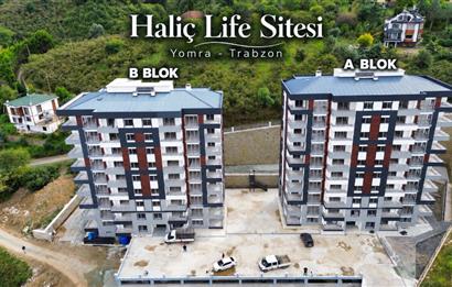 C21 UZMAN'dan YOMRA SİTE İÇİNDE DENİZ MANZARALI 1+1