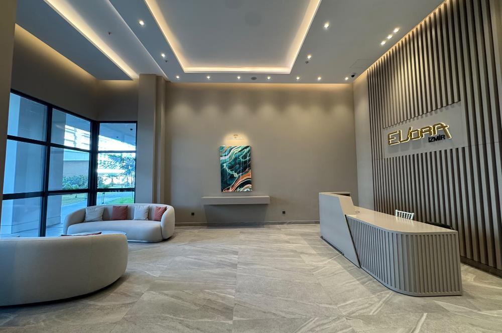 Alsancak Evora'da Deniz Manzaralı Sıfır 2+1 Kiralık Daire