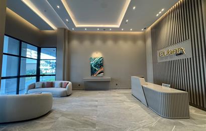 Alsancak Evora'da Deniz Manzaralı Sıfır 2+1 Kiralık Daire