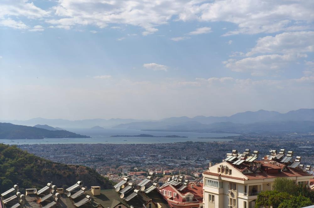 Fethiye Patlangıç'ta Deniz Manzaralı, Site İçinde Havuzlu Daire