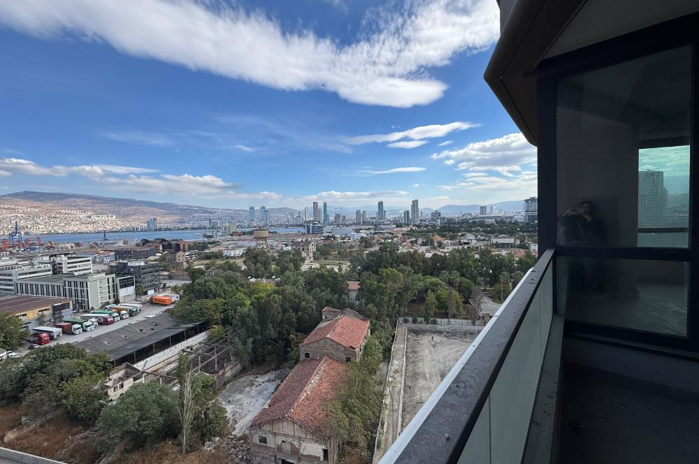 Alsancak Evora'da Deniz Manzaralı Sıfır 2+1 Kiralık Daire