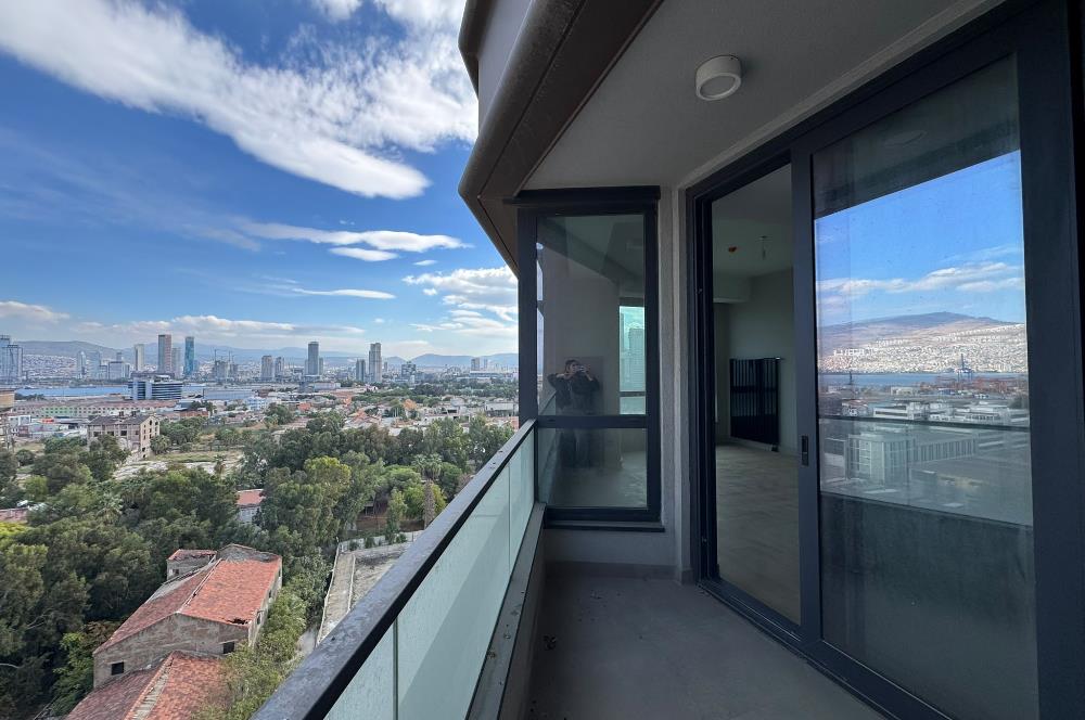 Alsancak Evora'da Deniz Manzaralı Sıfır 2+1 Kiralık Daire