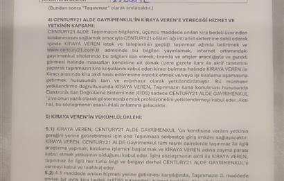CENTURY 21’DEN ORDU ALTINORDU ŞAHİNCİLİ’DE PRESTİJLİ KONUMDA GENİŞ 2+1 KAPALI MUTFAKLI KİRALIK DAİRE!