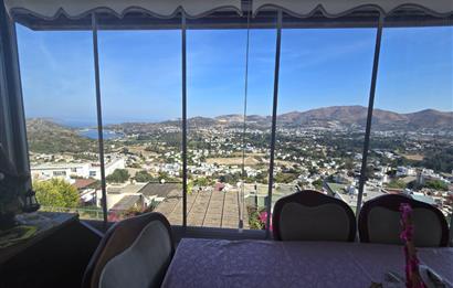 Bodrum Gümüşlük Full ve Kapanmaz Deniz Manzaralı Satılık Villa