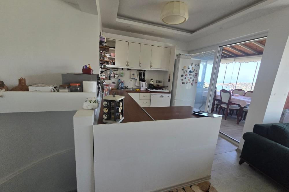 Bodrum Gümüşlük Full ve Kapanmaz Deniz Manzaralı Satılık Villa